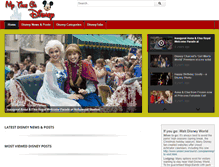 Tablet Screenshot of mytakeondisney.com